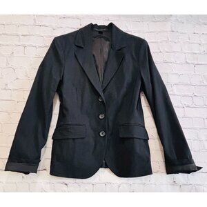 Express Design Studio Lined Black Blazer - Designer SIZE 8 (US Women's 4)